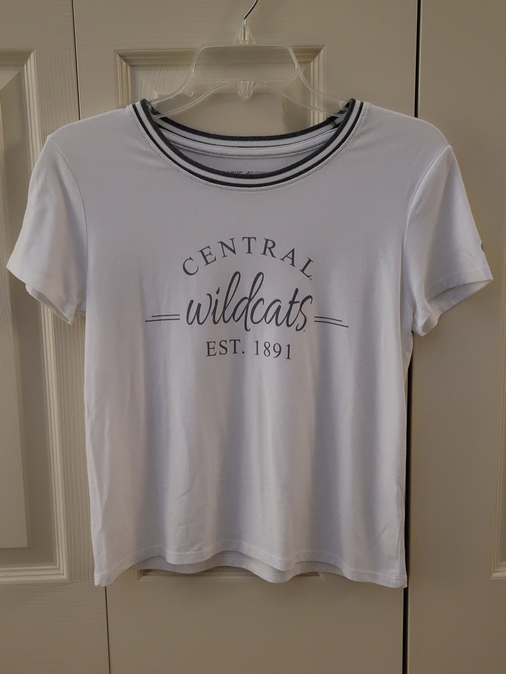 CWU Central Wildcats White Graphic Tee - Central Washington University